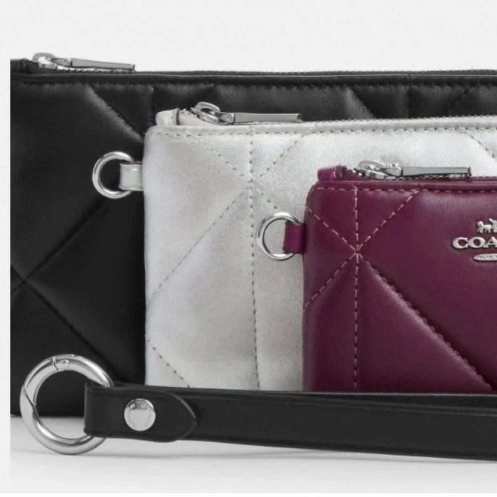 Coach Quilted Clutch and Wristlet Set